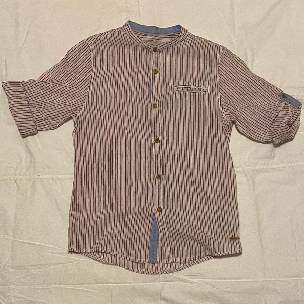 Zara, buttoned down, striped shirt